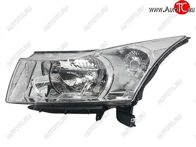 5 799 р. Левая фара (c электрокорректором) BODYPARTS  Chevrolet Cruze  J300 (2009-2012) седан дорестайлинг  с доставкой в г. Тамбов