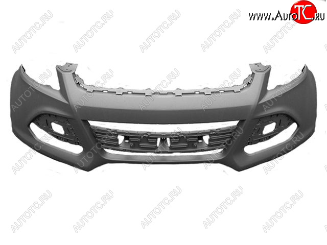 4 549 р. Бампер передний (с отверстиями под омыватели фар и под парктроник) BodyParts Ford Kuga 2 дорестайлинг (2013-2016) (Неокрашенный)  с доставкой в г. Тамбов