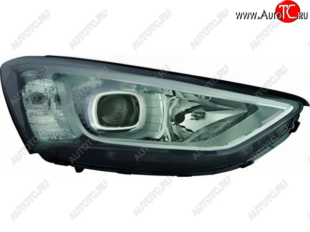 11 999 р. Правая фара (корректор, линзован) BodyParts Hyundai Santa Fe DM дорестайлинг (2012-2016)  с доставкой в г. Тамбов