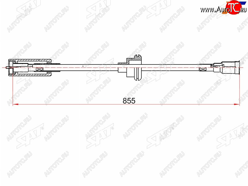 699 р. Трос ручного тормоза LH-RH SAT  Opel Astra  F - Vectra  A  с доставкой в г. Тамбов