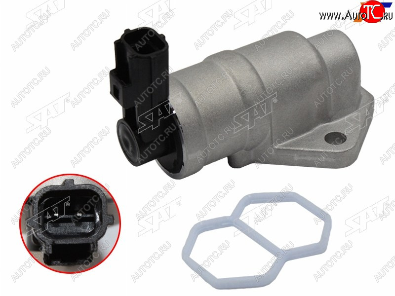 3 199 р. Клапан холостого хода FORD MONDEO III 00-07 FOCUS  04- SAT ST-340-0014  с доставкой в г. Тамбов