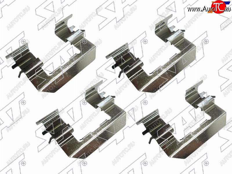 237 р. Комплект монтажный тормозных колодок FR HYUNDAI SOLARIS 10-ACCENT 11-19KIA RIO 10- SAT ST-349-0004  с доставкой в г. Тамбов