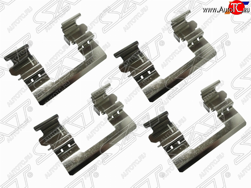 299 р. Комплект монтажный тормозных колодок FR NISSAN QASHQAI 06-14X-TRAIL 07-14 SAT ST-349-0039  с доставкой в г. Тамбов