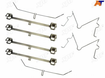 242 р. Комплект монтажный тормозных колодок FR TOYOTA LAND CRUISER 100LEXUS LX470 98-- SAT ST-349-0048  с доставкой в г. Тамбов. Увеличить фотографию 1
