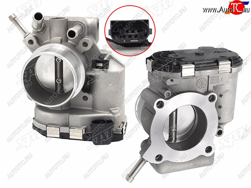 5 649 р. Дроссельная заслонка Hyundai Solaris 10-17  Kia Ceed 06-16  Cerato 08-13  Rio 11-17  Soul 08-14 SAT ST-35100-2B150  с доставкой в г. Тамбов