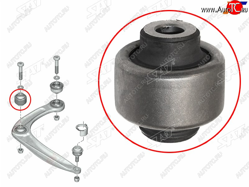399 р. Сайлентблок Citroen Berlingo 08-22  C4 04-  Peugeot 308 07-15  Citroen C4 Aircross 12-16  DS4 12 SAT ST-352391  с доставкой в г. Тамбов