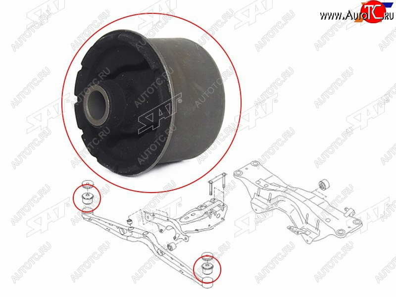 499 р. Сайлентблок Subaru Forester 02-08 SAT ST-41326-SA020  с доставкой в г. Тамбов