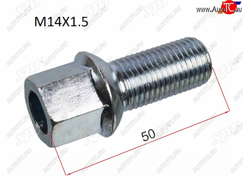 163 р. Болт колесный VW POLO 02-15JETTA 05-15TIGUAN 08-15SKODA FABIA 00-15OCTAVIA 97-15RAPID 1 SAT ST-431601139A  с доставкой в г. Тамбов