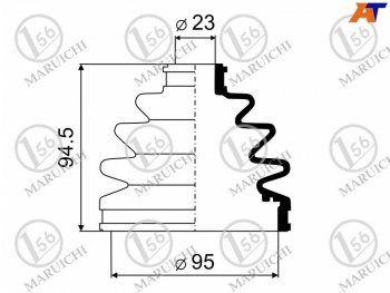 539 р. Пыльник ШРУСа наружный NISSAN CEFIRO A32A33 94-06TERRANO R50ATLAS F23 92-02 MARUICHI 05-413  с доставкой в г. Тамбов. Увеличить фотографию 1