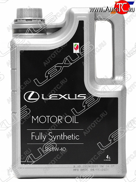 2 899 р. Масло моторное LEXUS (пластиковая канистра) 5W-40 SN 4Л (Синтетика) ОАЭ LEXUS 08880-83717  с доставкой в г. Тамбов