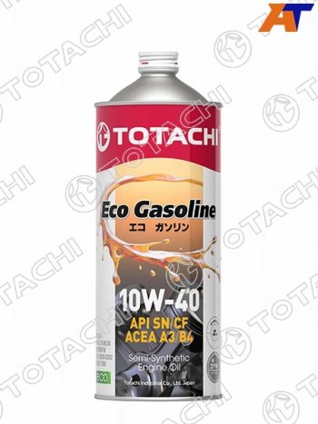 1 149 р. Масло моторное полусинтетическое TOTACHI Eco Gasoline 10W-40 SNCF, A3B4 1л TOTACHI 10901  с доставкой в г. Тамбов. Увеличить фотографию 1