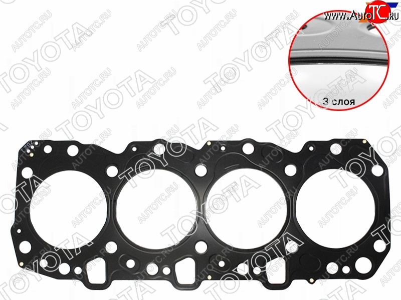 9 599 р. Прокладка головки блока 1KZTE (MARK 3) 4RUNNERHIACEHILUXSURFLAND CRUISER 93- TOYOTA 11115-67050-03  с доставкой в г. Тамбов