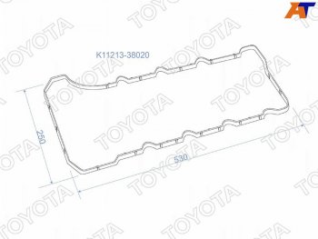 Прокладка клапанной крышки (3URFE) TOYOTA №1 Lexus LX570 J200 дорестайлинг (2007-2012)