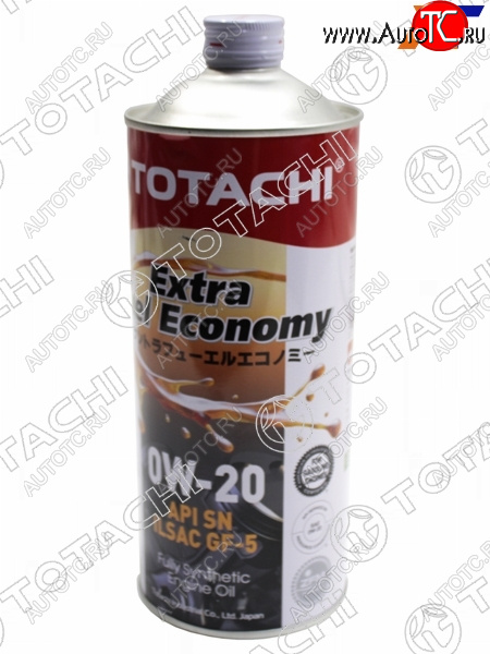 1 479 р. Масло моторное синтетическое TOTACHI Extra Fuel Economy 0W-20 SN, GF-5 1л TOTACHI 11401  с доставкой в г. Тамбов