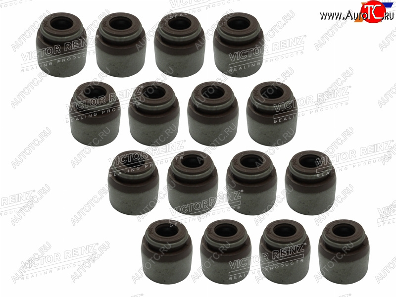 3 399 р. Комплект маслосъемных колпачков NISSAN SR#QR#VQ#RB20DE - впусквыпуск (16 шт) VICTOR REINZ 12-52738-01  с доставкой в г. Тамбов
