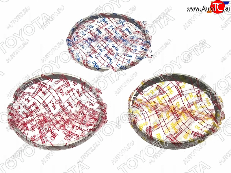 16 999 р. Кольца поршневые (к-т STD) 1-2GD HILUXLC Prado ##J15# 15- TOYOTA 13011-11201  с доставкой в г. Тамбов
