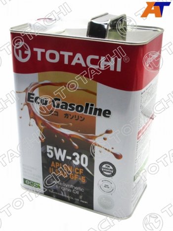 3 599 р. Масло моторное полусинтетическое TOTACHI Eco Gasoline 5W-30 SNCF, C2, GF-5 4л TOTACHI 10804  с доставкой в г. Тамбов. Увеличить фотографию 1