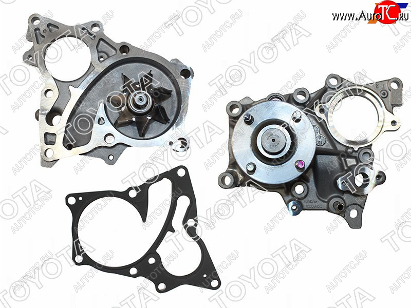 10 999 р. Насос охлаждения 1GD LC PRADO GDJ15# 15- (с прокладкой) TOYOTA 16100-19365  с доставкой в г. Тамбов