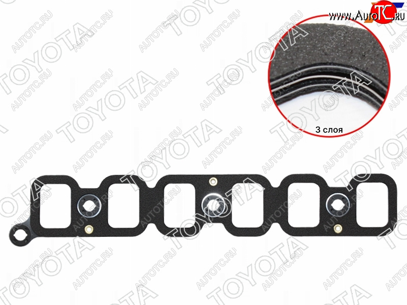 1 559 р. Прокладка впускного коллектора 1HDFTE LAND CRUISER J7#J8#J10# 98- TOYOTA 17171-17030  с доставкой в г. Тамбов