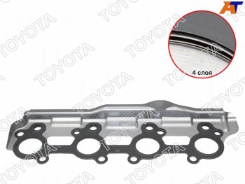 2 399 р. Прокладка выпускного коллектора TOYOTA LAND CRUISER 200 2UZFE 07- TOYOTA 17198-50010  с доставкой в г. Тамбов. Увеличить фотографию 1