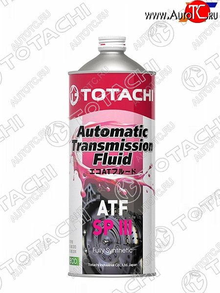 1 449 р. Масло трансмиссионное синтетическое TOTACHI ATF SP-III 1л TOTACHI 20401  с доставкой в г. Тамбов