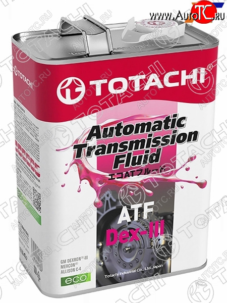 3 699 р. Масло трансмиссионное синтетическое TOTACHI ATF DEX- III 4л TOTACHI 20704  с доставкой в г. Тамбов