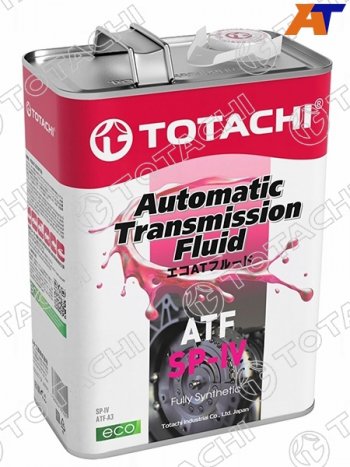 4 599 р. Масло трансмиссионное синтетическое TOTACHI ATF SP-IV 4л TOTACHI 21004  с доставкой в г. Тамбов. Увеличить фотографию 1