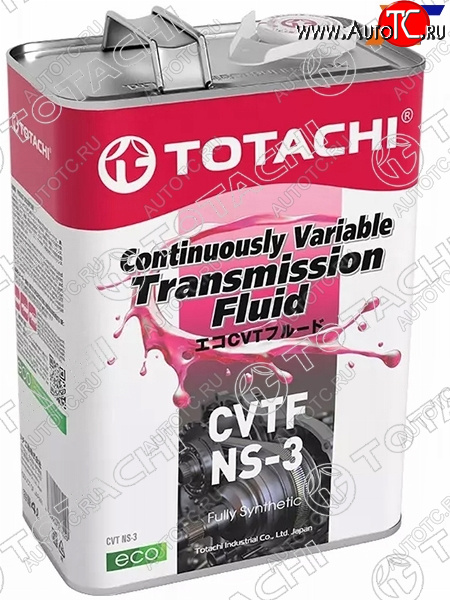 5 699 р. Масло трансмиссионное синтетическое TOTACHI CVTF NS-3 4л TOTACHI 21104  с доставкой в г. Тамбов