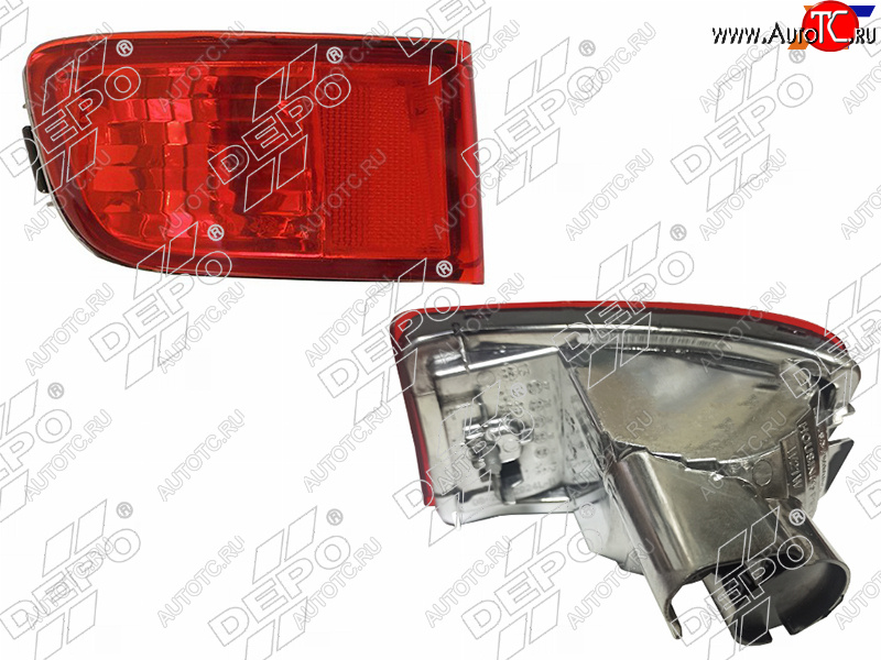 1 439 р. Отражатель Toyota Land Cruiser Prado (J120) 02-09  4Runner 02-09  Hilux Surf 02-09 (Сзади Слева) DEPO 212-2924L-E  с доставкой в г. Тамбов