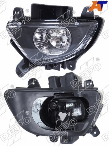 4 389 р. Фара противотуманная (Слева) Hyundai i30 10-12 DEPO 221-2032L-UE  с доставкой в г. Тамбов. Увеличить фотографию 2