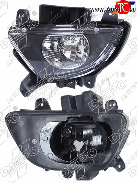 4 389 р. Фара противотуманная (Слева) Hyundai i30 10-12 DEPO 221-2032L-UE  с доставкой в г. Тамбов