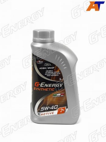 789 р. Масло моторное синтетическое G-Energy Synthetic Active 5W-40 SNCF, A3B4 1л G-ENERGY 253142409  с доставкой в г. Тамбов. Увеличить фотографию 1