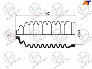 699 р. Пыльник рулевой рейки TOYOTA SV3#SV4#ST18# MARUICHI 26-486  с доставкой в г. Тамбов. Увеличить фотографию 1