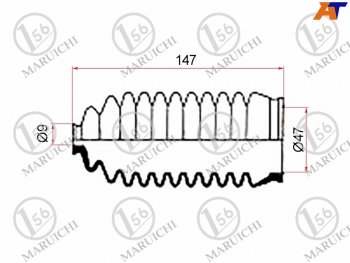 679 р. Пыльник рулевой рейки MARUICHI 26-485  с доставкой в г. Тамбов. Увеличить фотографию 1