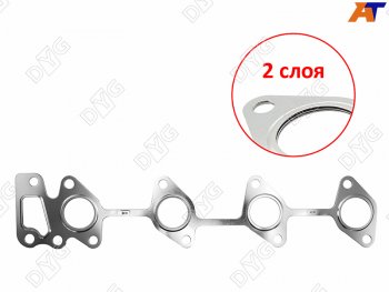 Прокладка выпускного коллектора D4EB 2,2 D4EA 2,0 DYG Hyundai Sonata NF дорестайлинг (2004-2008)