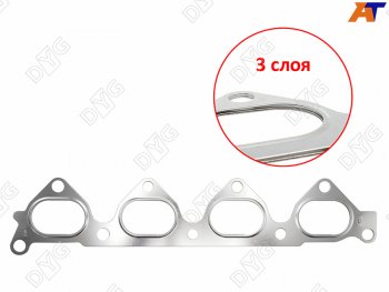 Прокладка выпускного коллектора G4GC G4GB 1,8 2,0 DYG Hyundai Matrix 1 FC 2-ой рестайлинг (2008-2010)