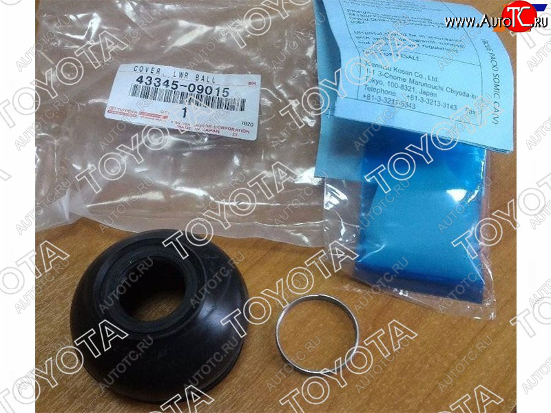 1 029 р. Пыльник нижней шаровой опоры TOYOTA LAND CRUISER 200LX570 15- TOYOTA 43345-09015  с доставкой в г. Тамбов