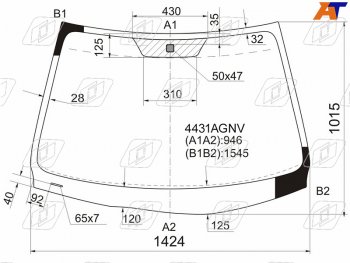 6 349 р. Стекло лобовое Kia Ceed 06-10 FUYAO 4431AGNV  с доставкой в г. Тамбов. Увеличить фотографию 1