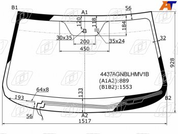 7 899 р. Стекло лобовое (Обогрев щеток Датчик дождя) Kia Sorento 09-13 FUYAO 4437AGNBLHMV1B  с доставкой в г. Тамбов. Увеличить фотографию 1