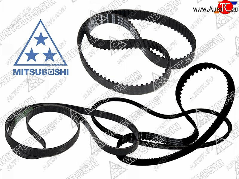 519 р. Ремень поликлиновой MITSUBISHI 6G72 DOHC PAJERO IISPORT V2#4#, K9# 99-KIA RIO 01-03 MITSUBOSHI 4PK970  с доставкой в г. Тамбов