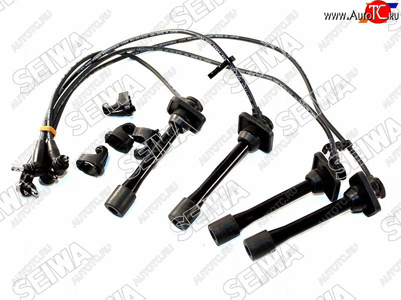 2 499 р. Провода высоковольтные TOYOTA CALDINA 92-98 4E5E-FE (квадратн. резин.) SEIWA 50004  с доставкой в г. Тамбов