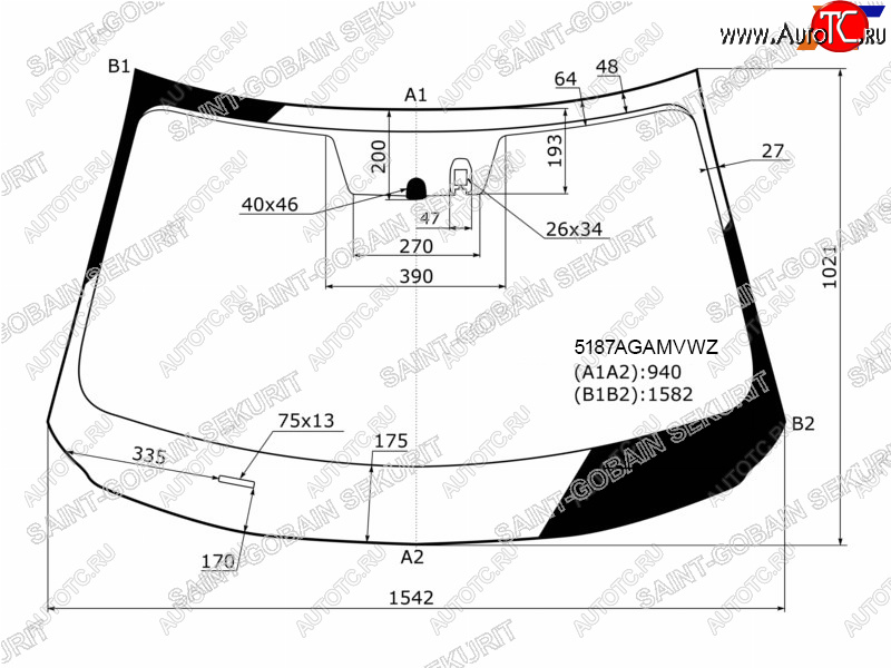 26 999 р. Стекло лобовое (Датчик дождя Молдинг) SAINT-GOBAIN SEKURIT  Mazda CX-5  KF (2016-2025)  с доставкой в г. Тамбов