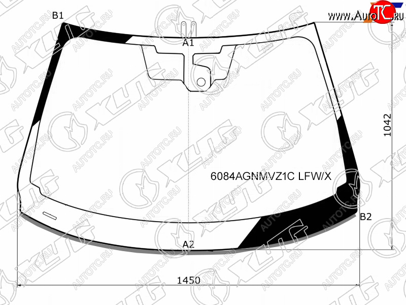 7 699 р. Стекло лобовое (Датчик дождя Молдинг) XYG  Nissan Qashqai  2 (2013-2019) J11 дорестайлинг  с доставкой в г. Тамбов