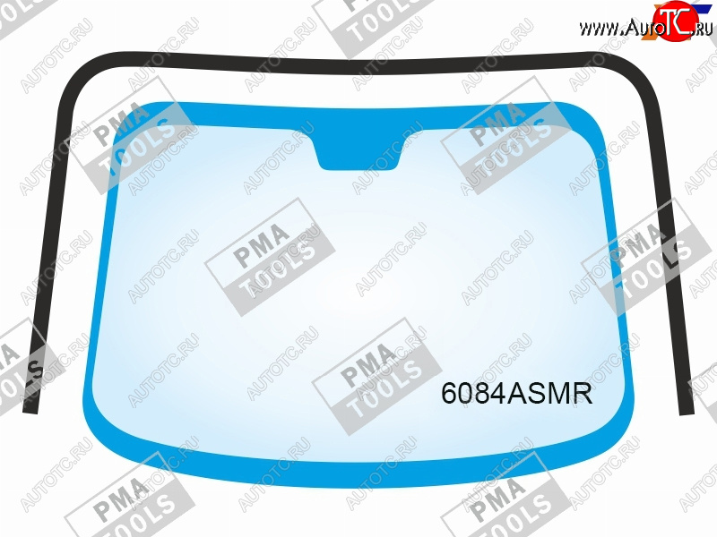 3 479 р. Молдинг лобового стекла (П-образный) PMA Nissan Qashqai 2 J11 дорестайлинг (2013-2019)  с доставкой в г. Тамбов