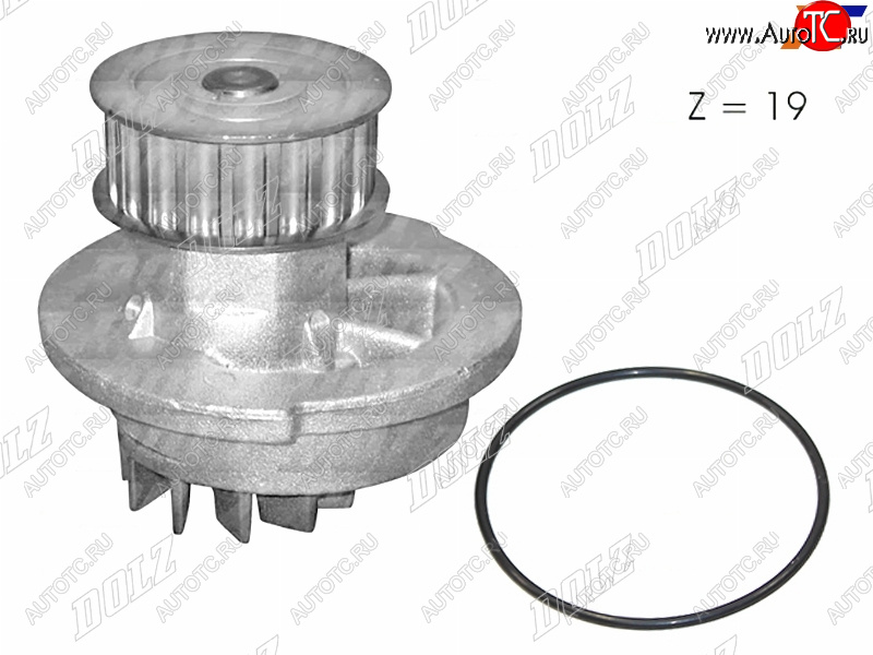 2 359 р. Насос водяного охлаждения с прокладкой DOLZ Chevrolet Aveo T300 хэтчбек (2011-2015)  с доставкой в г. Тамбов