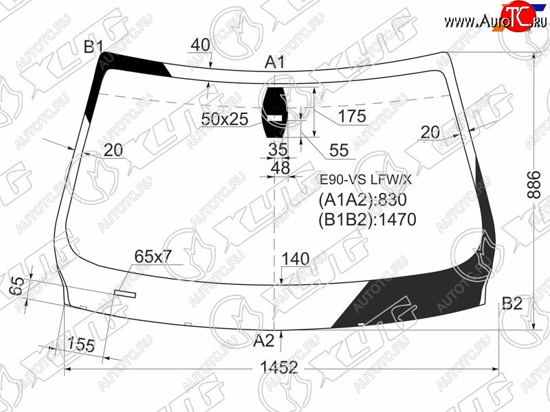 7 449 р. Стекло лобовое (Датчик дождя) XYG  BMW 3 серия ( E90,  E91) (2004-2012) седан дорестайлинг, универсал дорестайлинг, седан рестайлинг, универсал рестайлинг  с доставкой в г. Тамбов