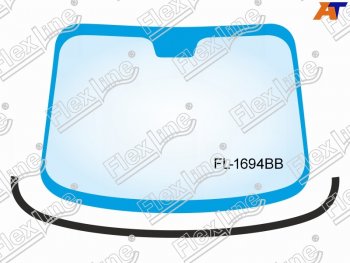 Молдинг лобового стекла (Снизу) FLEXLINE Ford Focus 2  седан дорестайлинг (2004-2008)