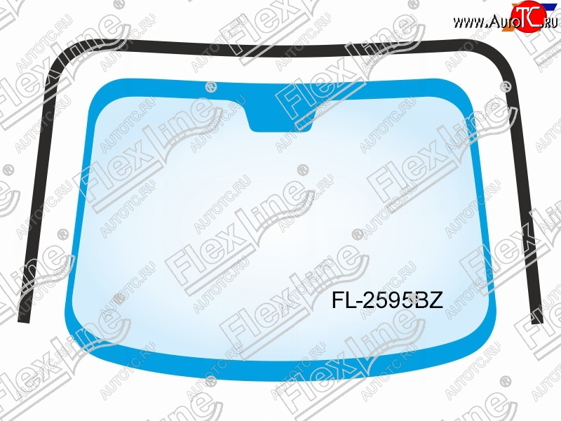 2 299 р. Молдинг лобового стекла (П-образный) FLEXLINE  Subaru Tribeca (2008-2014)  с доставкой в г. Тамбов