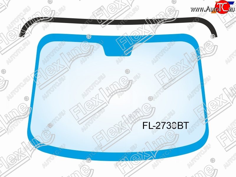 1 039 р. Молдинг лобового стекла (Сверху) FLEXLINE  BMW X5  E70 (2006-2013) дорестайлинг, рестайлинг  с доставкой в г. Тамбов