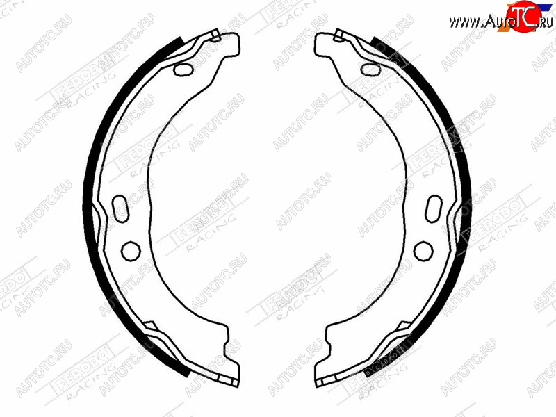 3 699 р. Колодки барабанные задние RH-LH SAT  CITROEN Jumper ( 250,  290) (2006-2022), Fiat Ducato ( 250,  290) (2006-2024), Peugeot Boxer ( 250,  290) (2006-2024)  с доставкой в г. Тамбов